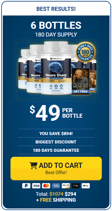 Neurosharp 6 bottles